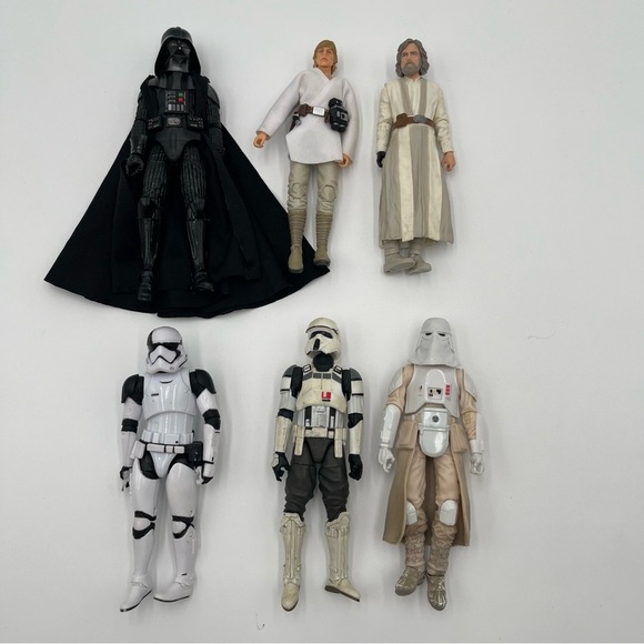 Star Wars “The Black Series”, 6 Inch, Ultimate Figure Lot 6 Figurines Only - Picture 1 of 4